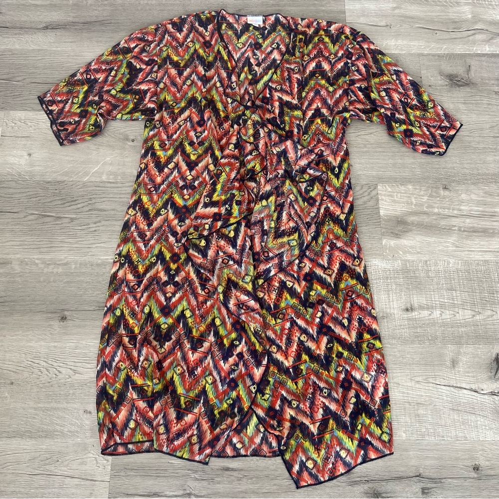 LuLaRoe Chiffon Kimono - Womens - coverup